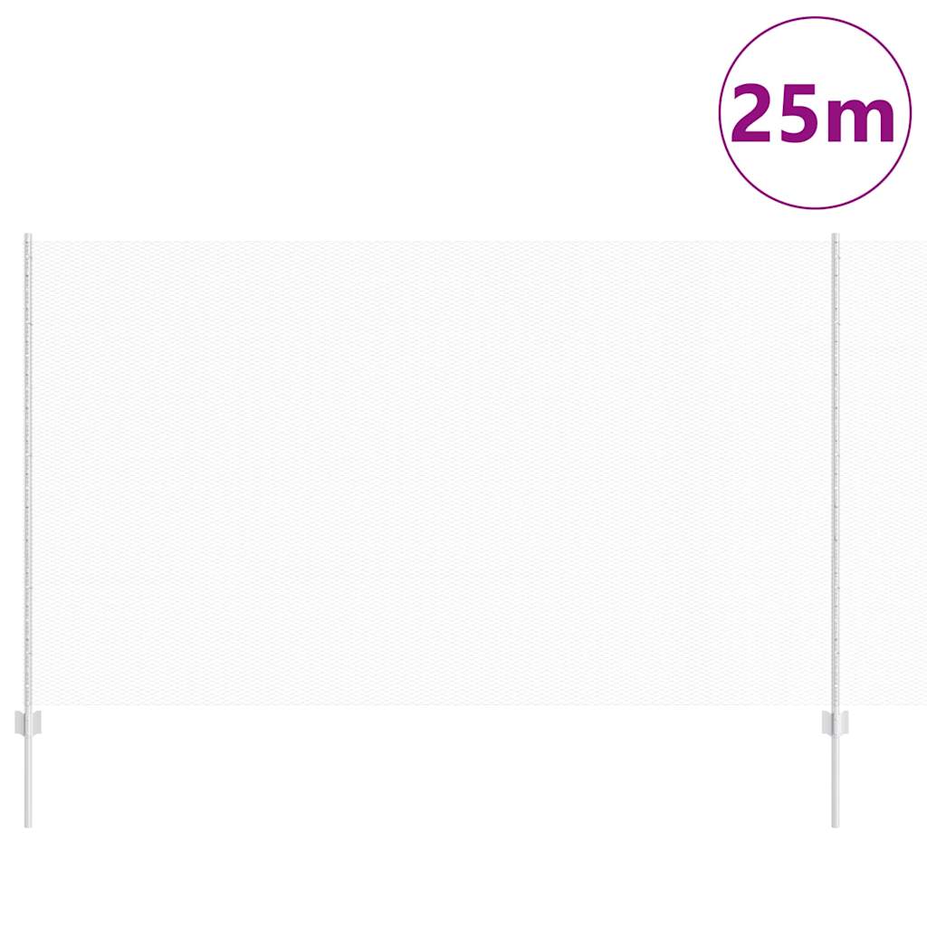 Geschweißter Drahtzaun 25 x 1,4 m (B x H) Feuerverzinkter Stahl