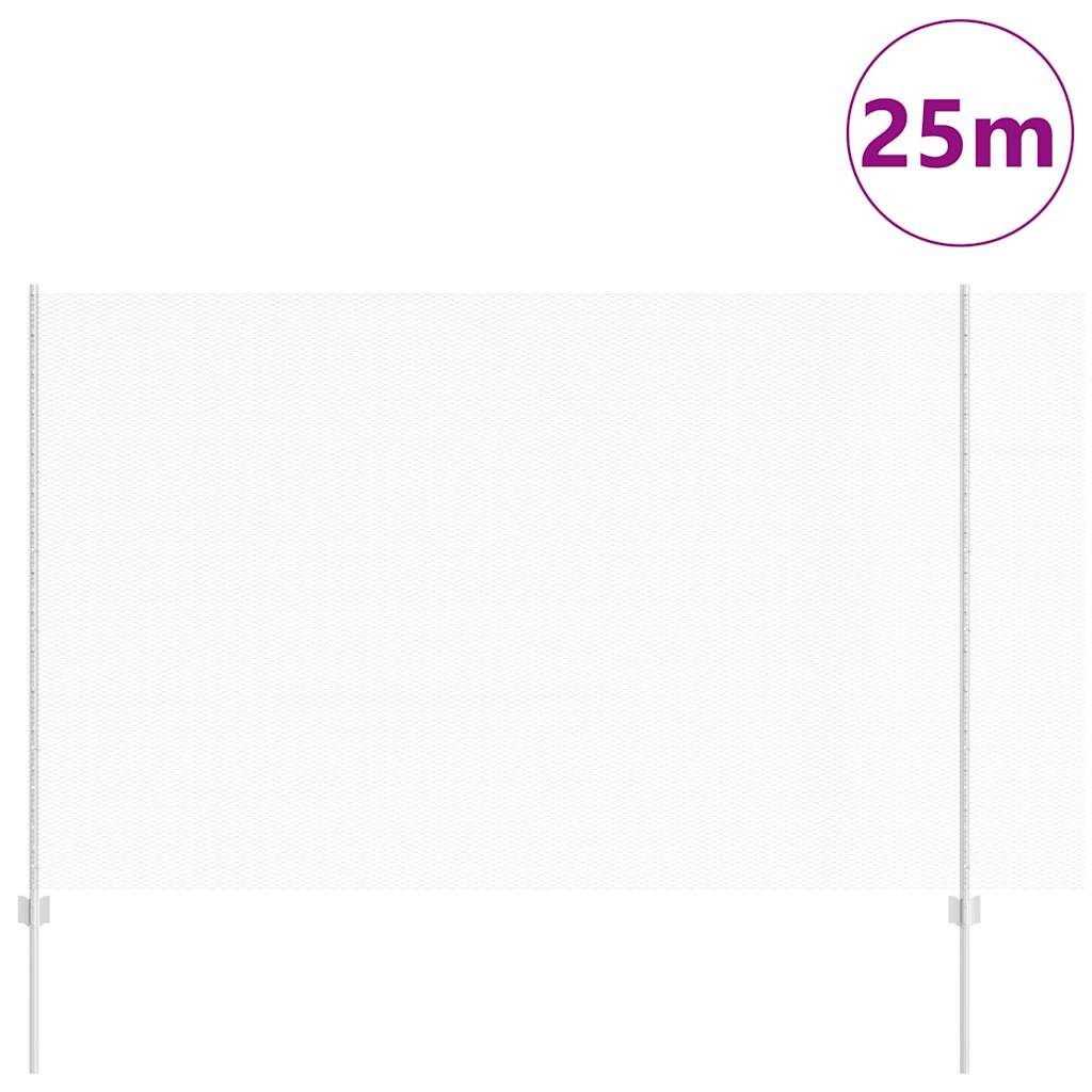 Geschweißter Drahtzaun 25 x 1,6 m (B x H) Feuerverzinkter Stahl