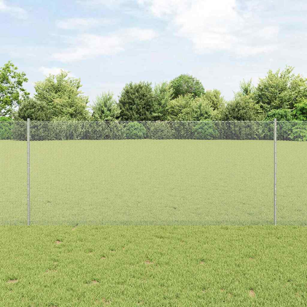 Geschweißter Drahtzaun 50 x 1 m (B x H) Feuerverzinkter Stahl