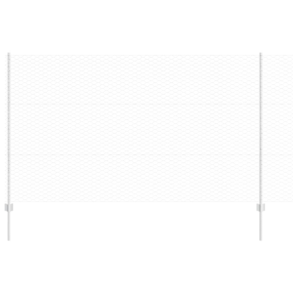 Geschweißter Drahtzaun 50 x 1,4 m (B x H) Feuerverzinkter Stahl