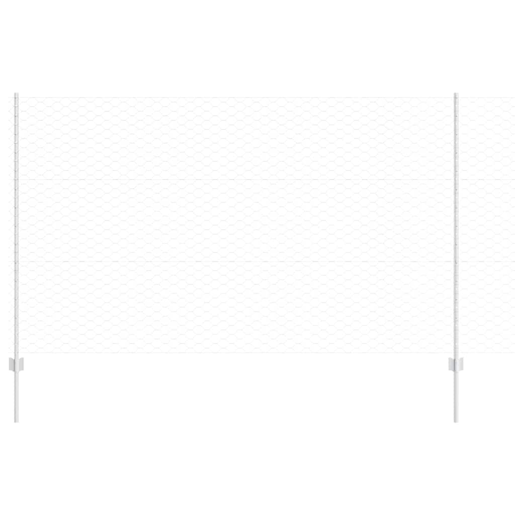 Geschweißter Drahtzaun 50 x 1,4 m (B x H) Feuerverzinkter Stahl