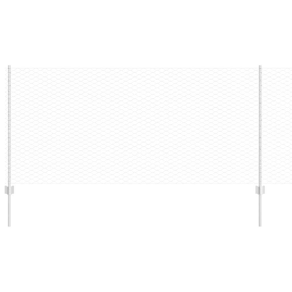 Geschweißter Drahtzaun 100 x 1 m (B x H) Feuerverzinkter Stahl