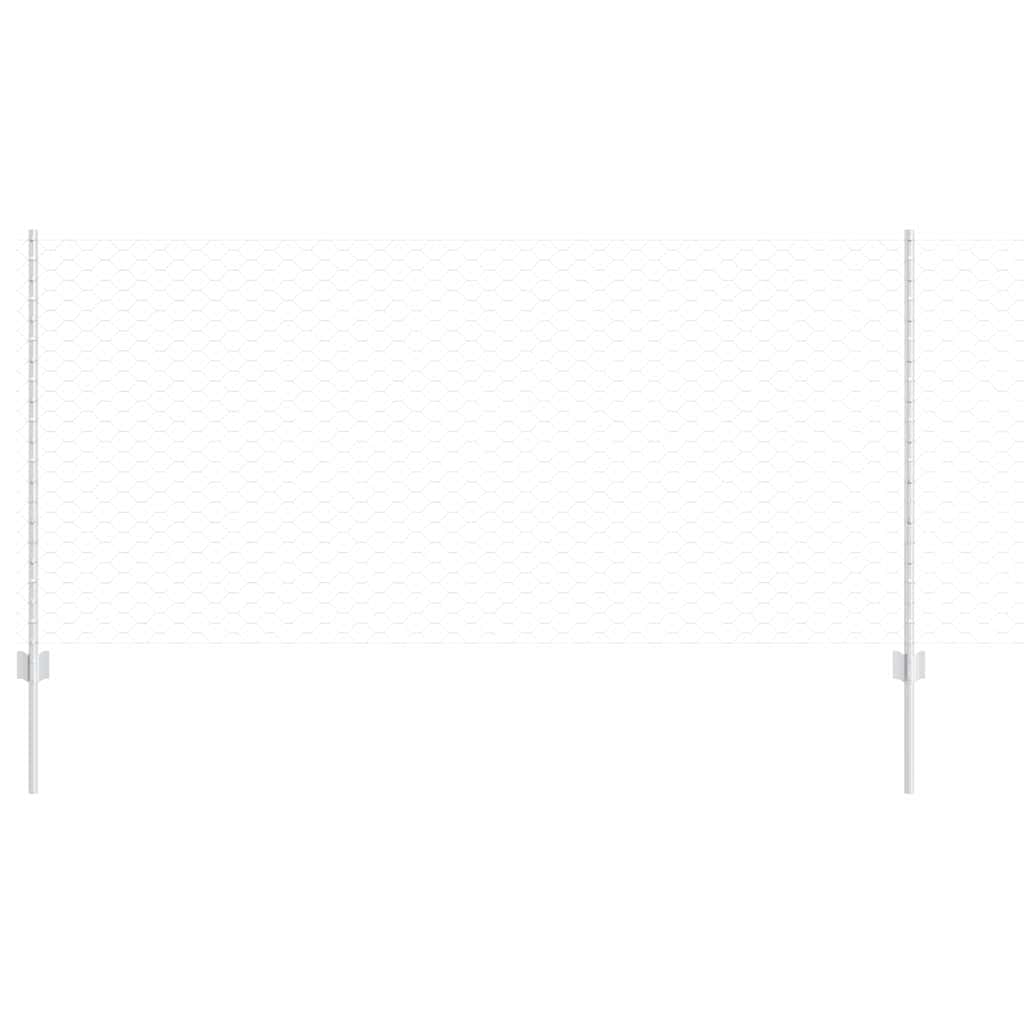 Geschweißter Drahtzaun 100 x 1 m (B x H) Feuerverzinkter Stahl