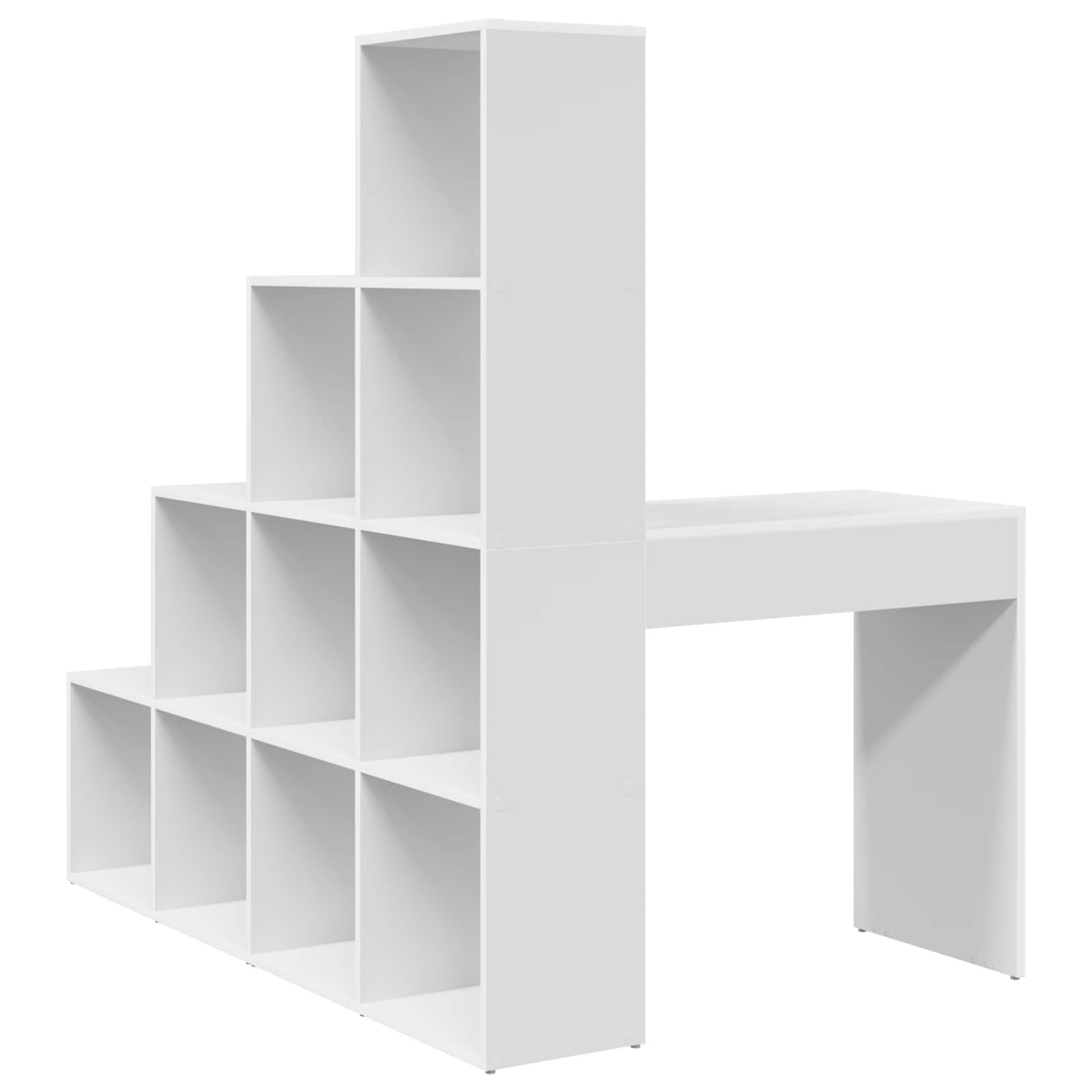 Eck-Schreibtisch Weiß 101,5 x 149,5 x 149,5 cm Holzwerkstoff