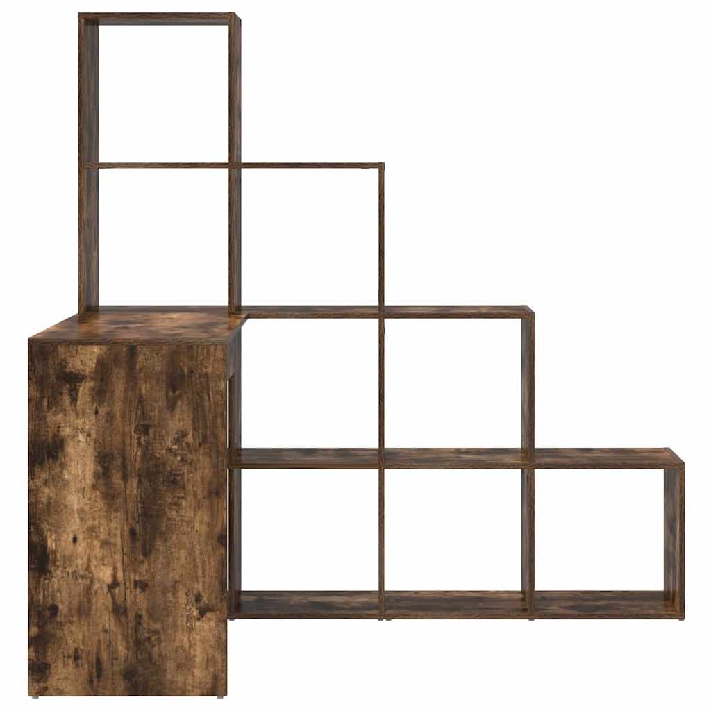 Eck-Schreibtisch Geräucherte Eiche Holzwerkstoff
