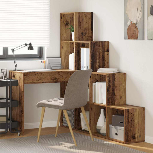 Eckschreibtisch Altholz 101,5 x 149,5 x 149,5 cm Holzwerkstoff