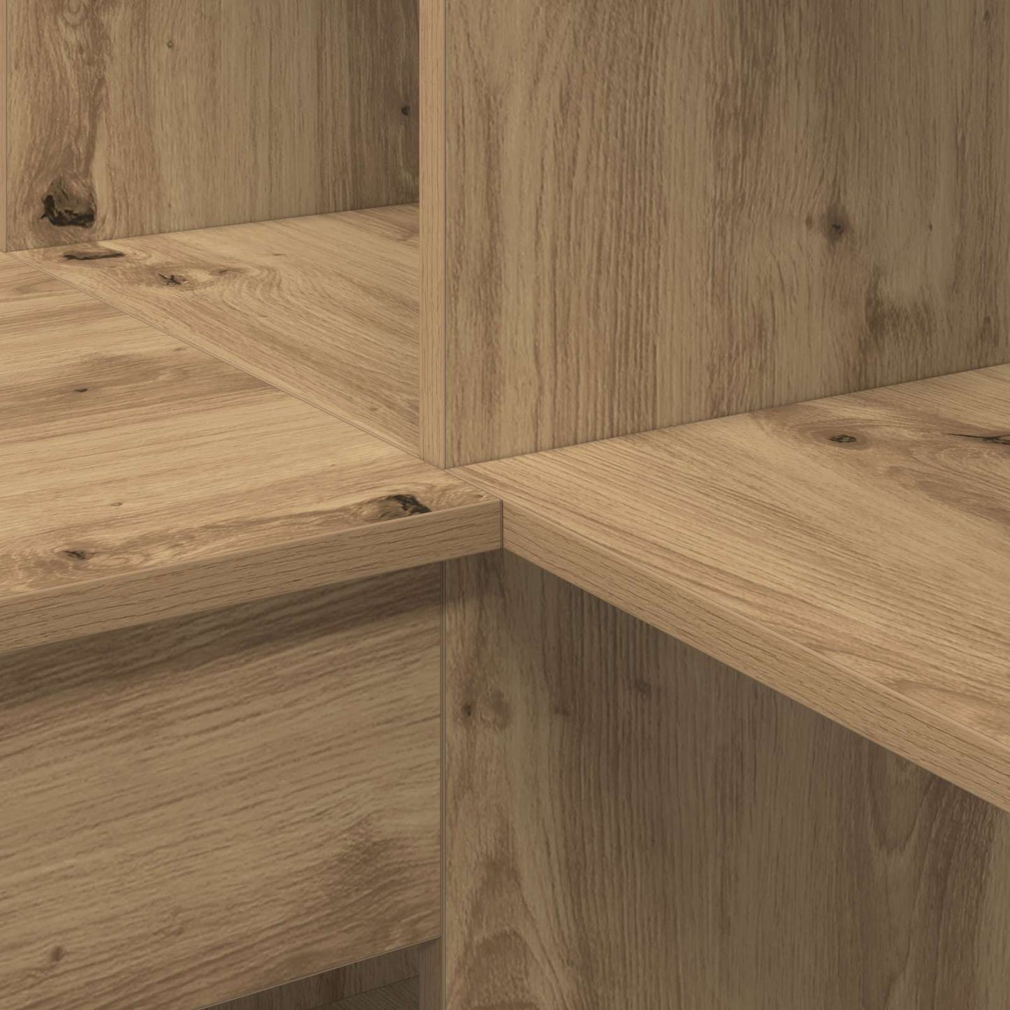 Eck-Schreibtisch Artisan-Eiche Holzwerkstoff
