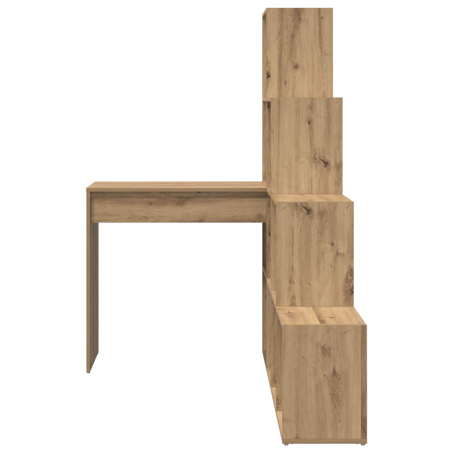 Eck-Schreibtisch Artisan-Eiche Holzwerkstoff