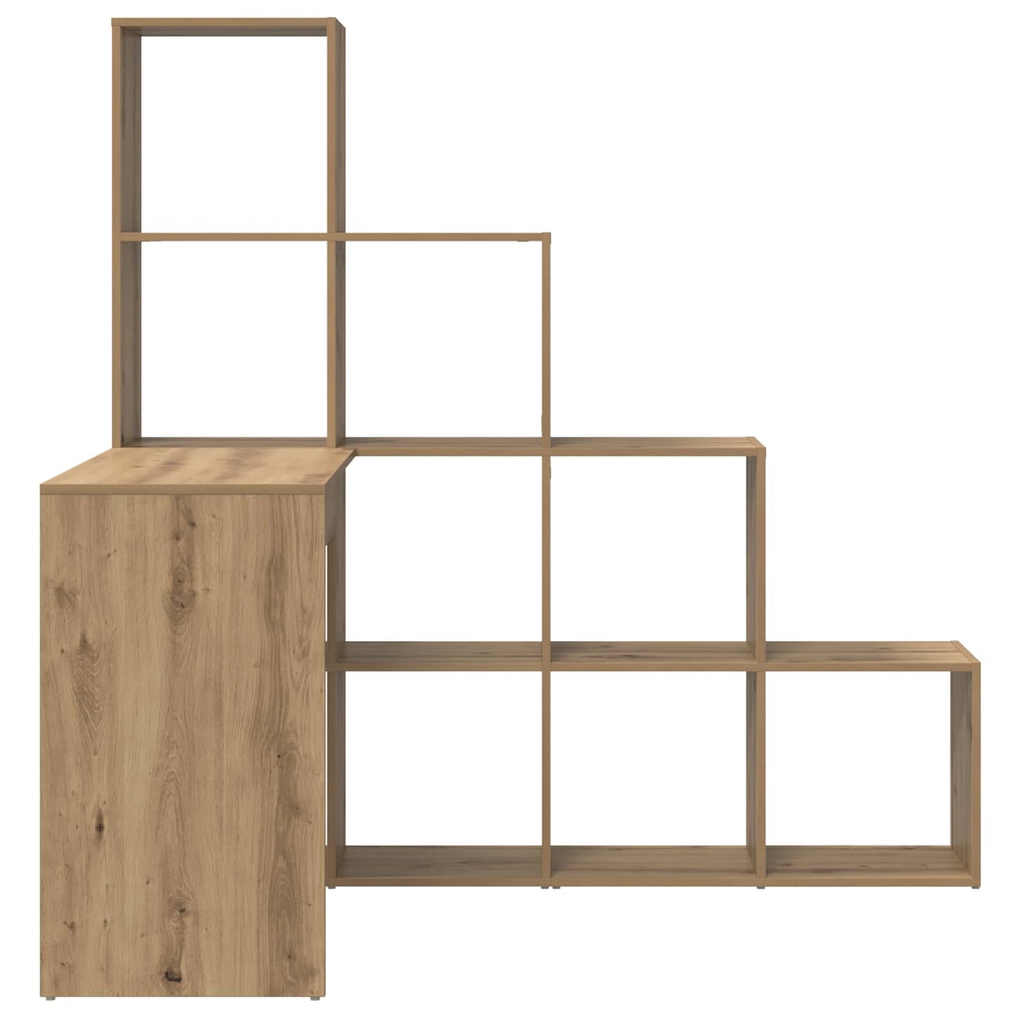 Eck-Schreibtisch Artisan-Eiche Holzwerkstoff