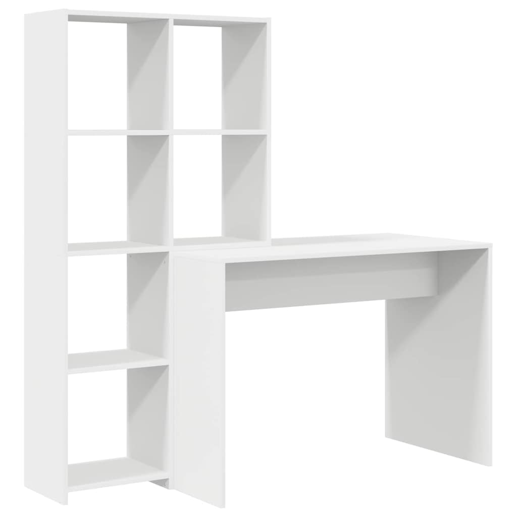 Schreibtisch Weiß Holzwerkstoff 138,5 x 55 x 143 cm