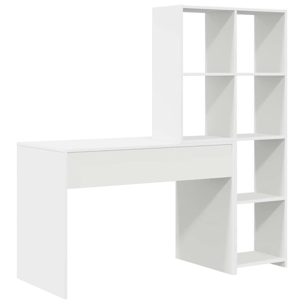 Schreibtisch Weiß Holzwerkstoff 138,5 x 55 x 143 cm