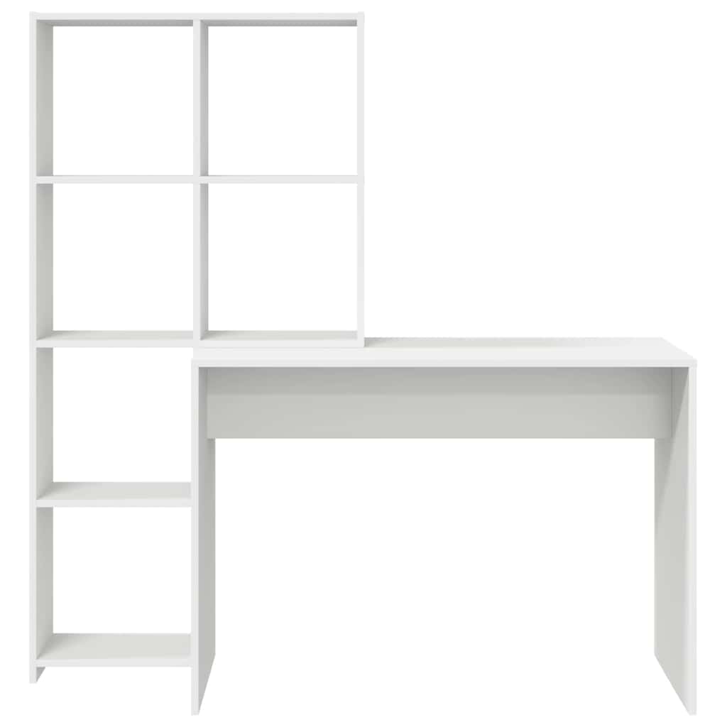 Schreibtisch Weiß Holzwerkstoff 138,5 x 55 x 143 cm