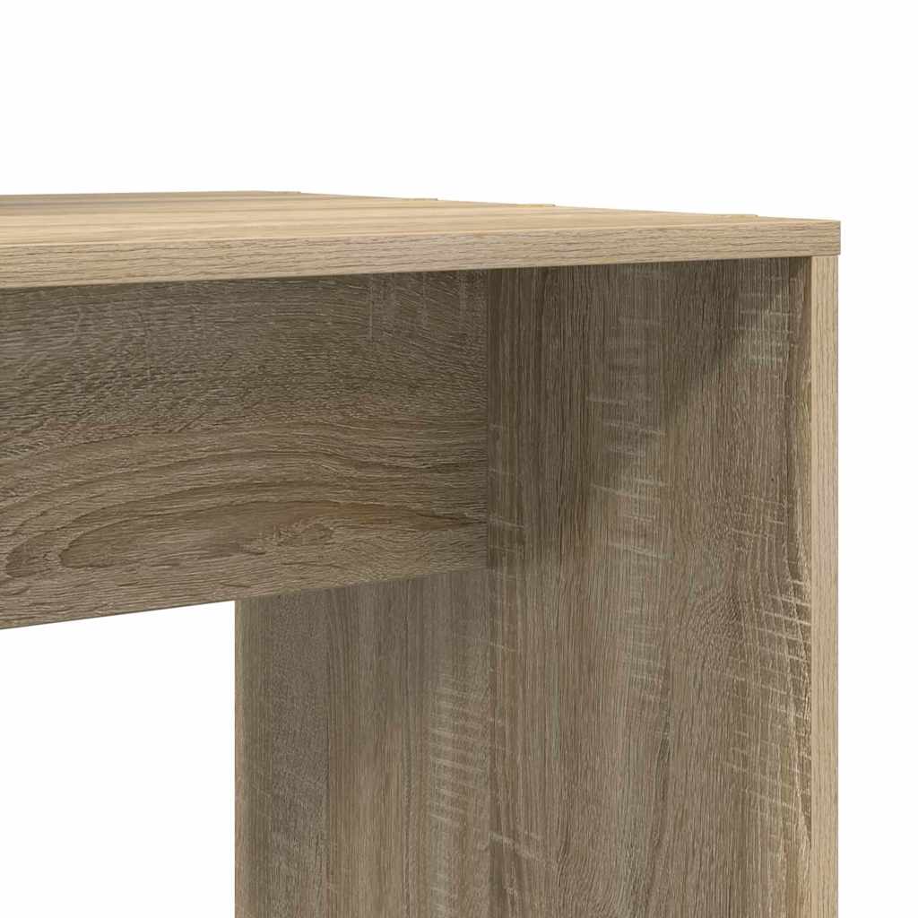 Schreibtisch Sonoma-Eiche 138.5 x 55 x 143 cm Holzwerkstoff