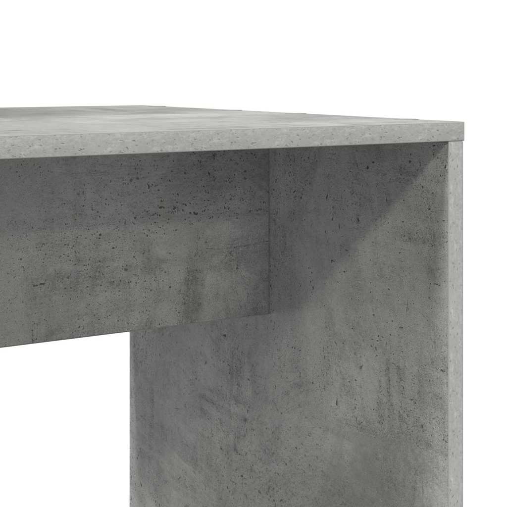 Schreibtisch Beton Grau Holzwerkstoff 138,5 x 55 x 143 cm