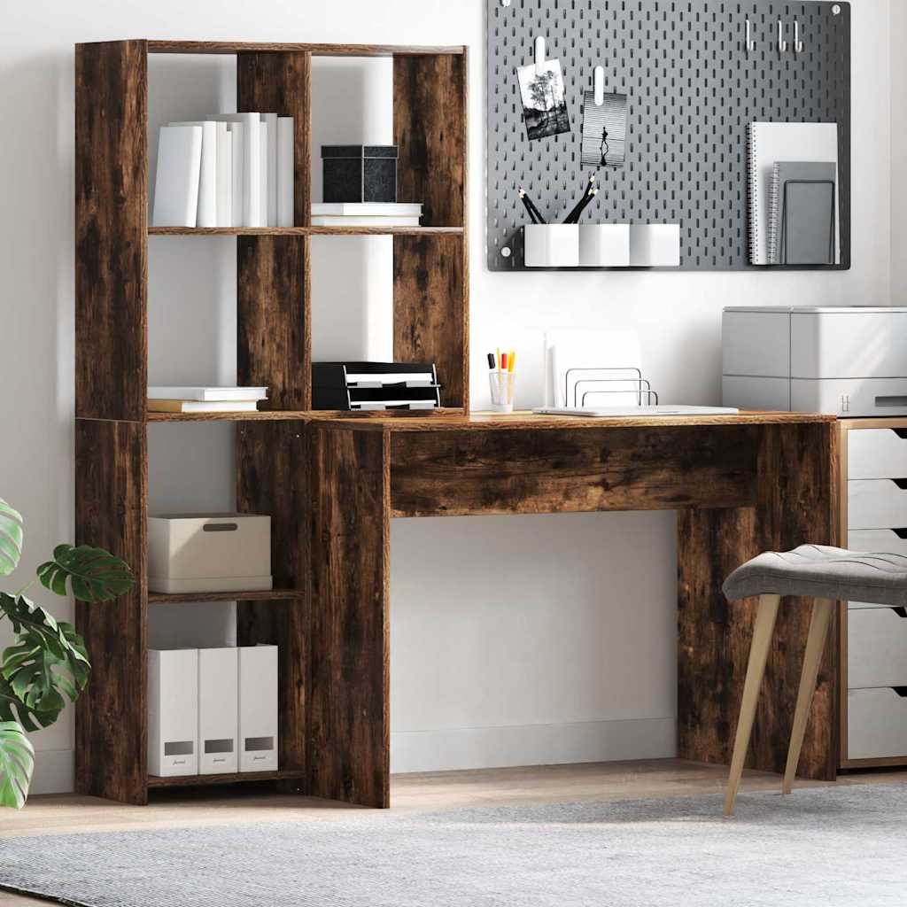 Schreibtisch Geräucherte Eiche Holzwerkstoff