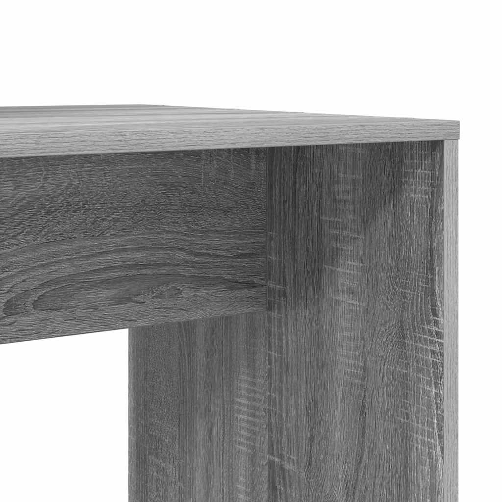 Schreibtisch Graues Sonoma Holzwerkstoff 138,5 x 55 x 143 cm