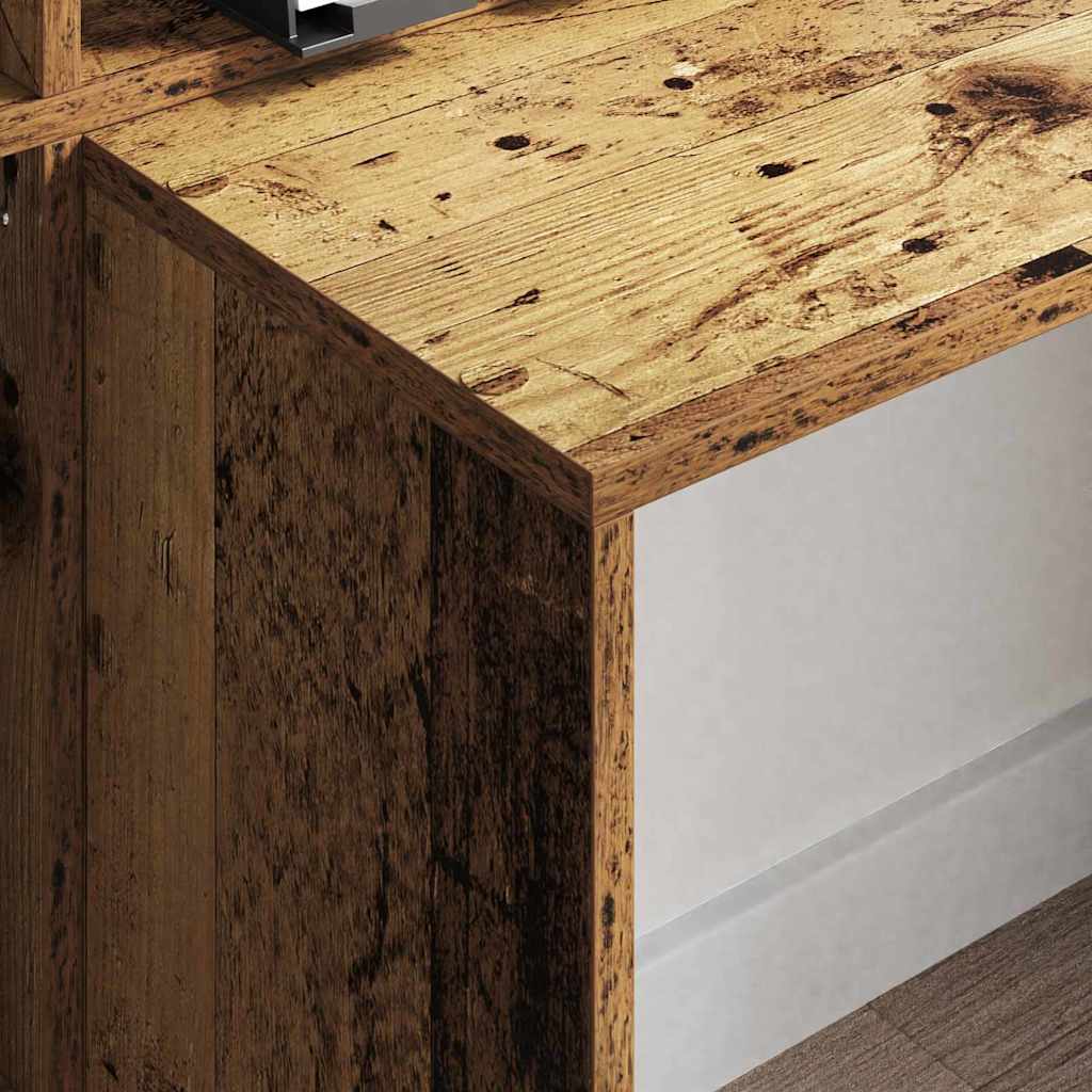 Schreibtisch Altholz Holzwerkstoff 138,5 x 55 x 143 cm