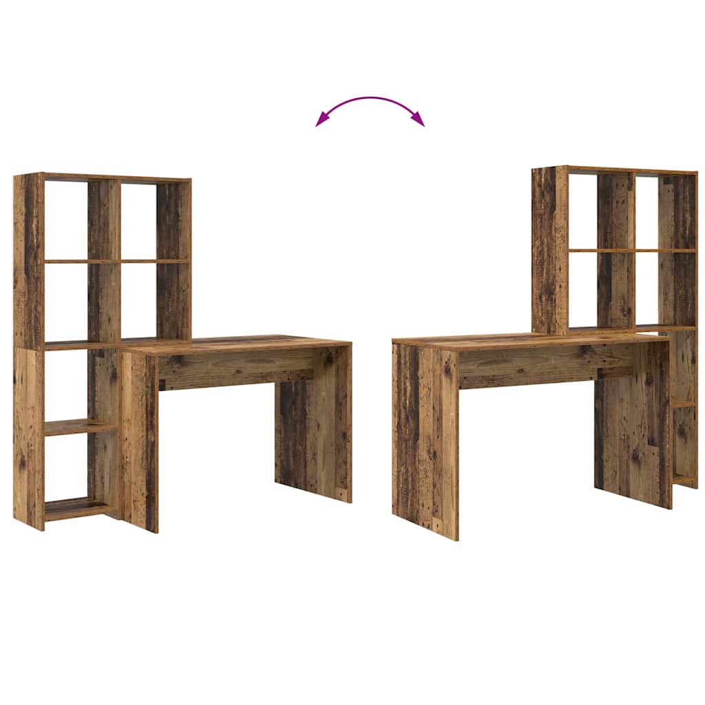 Schreibtisch Altholz Holzwerkstoff 138,5 x 55 x 143 cm