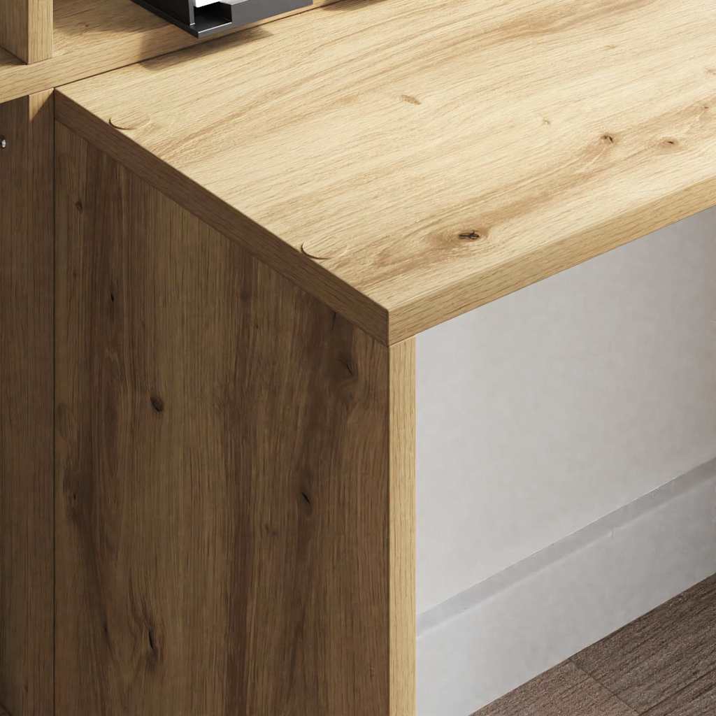 Schreibtisch Artisan-Eiche Holzwerkstoff 138,5 x 55 x 143 cm