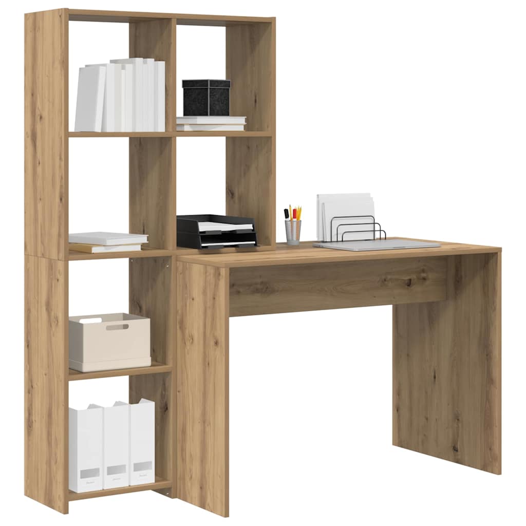 Schreibtisch Artisan-Eiche Holzwerkstoff 138,5 x 55 x 143 cm