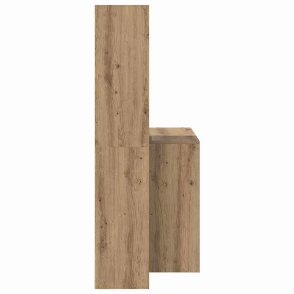 Schreibtisch Artisan-Eiche Holzwerkstoff 138,5 x 55 x 143 cm