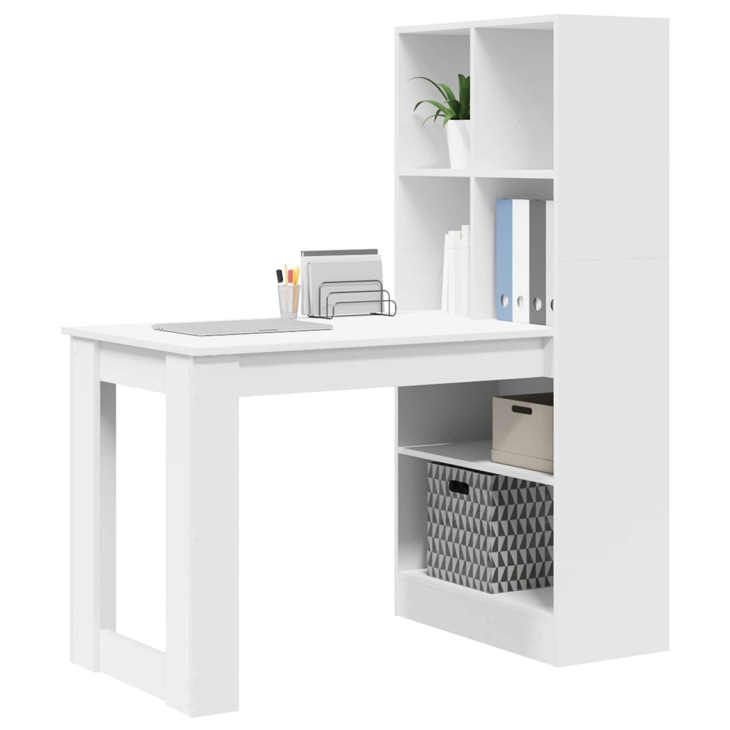 Schreibtisch Weiß Holzwerkstoff 122 x 67 x 145 cm