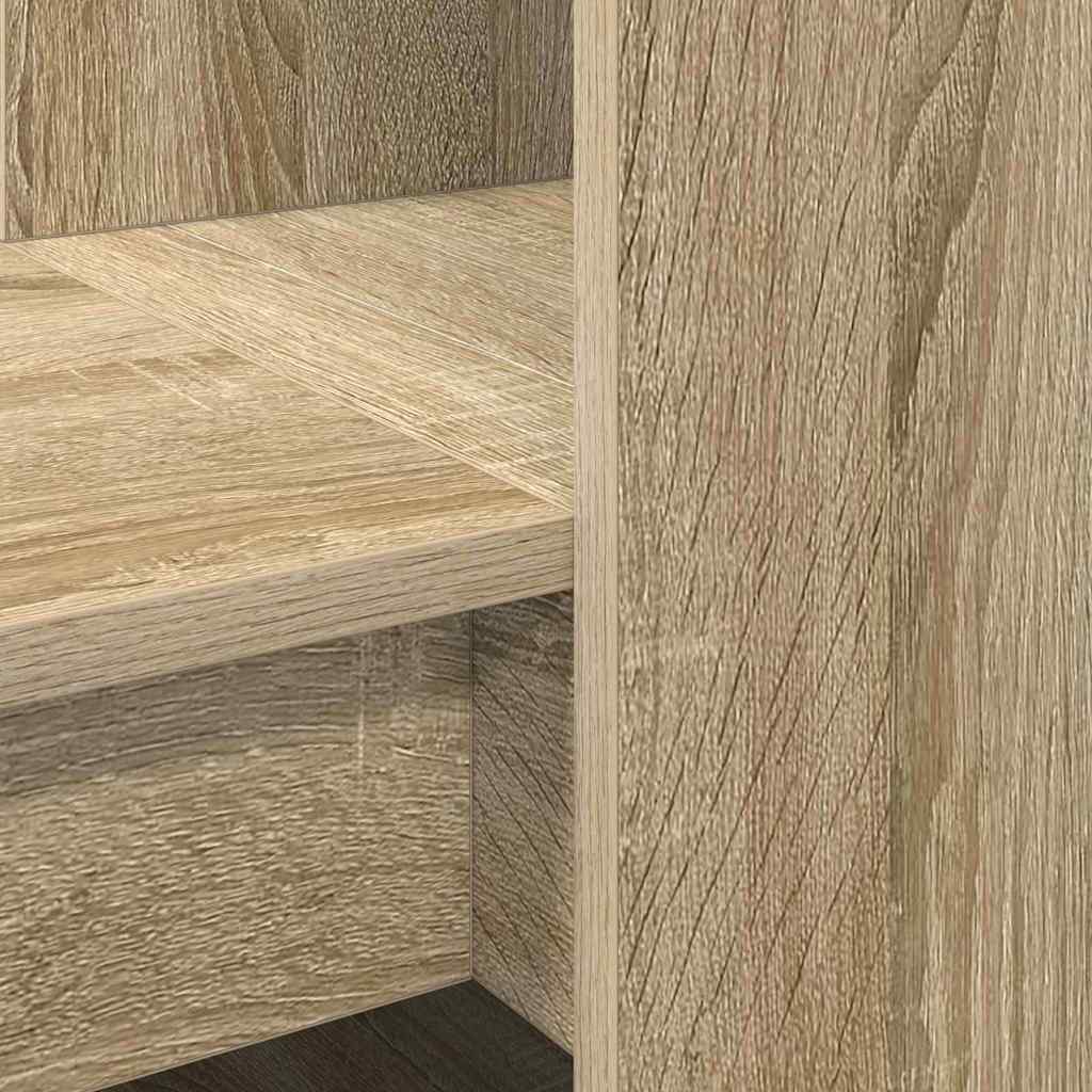 Schreibtisch Sonoma-Eiche 122 x 67 x 145 cm Holzwerkstoff