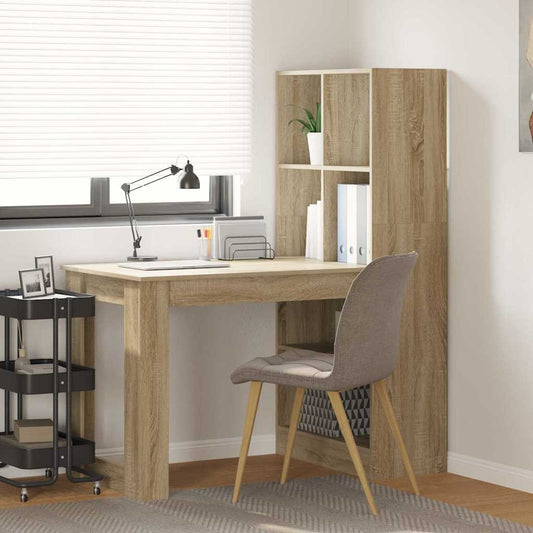 Schreibtisch Sonoma-Eiche 122 x 67 x 145 cm Holzwerkstoff