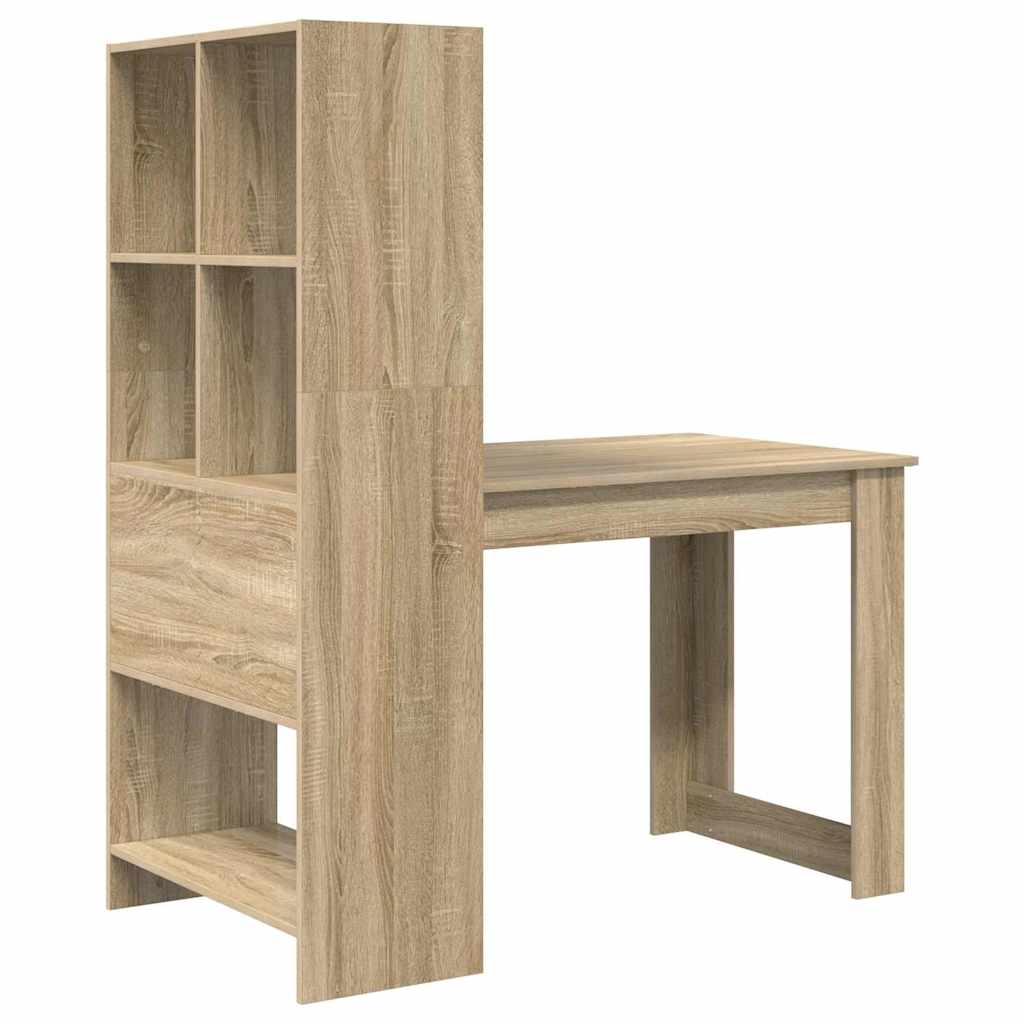 Schreibtisch Sonoma-Eiche Holzwerkstoff 122 x 67 x 145 cm