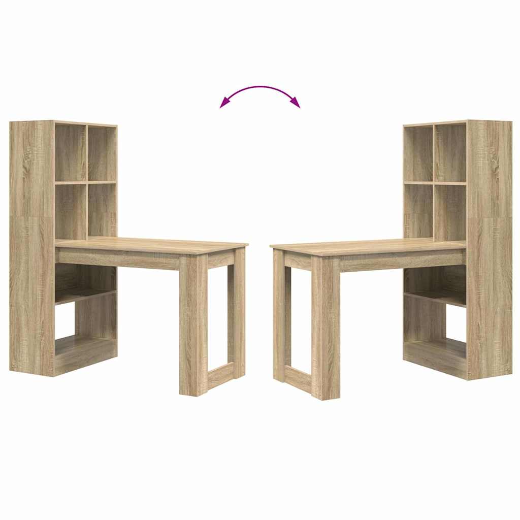 Schreibtisch Sonoma-Eiche Holzwerkstoff 122 x 67 x 145 cm