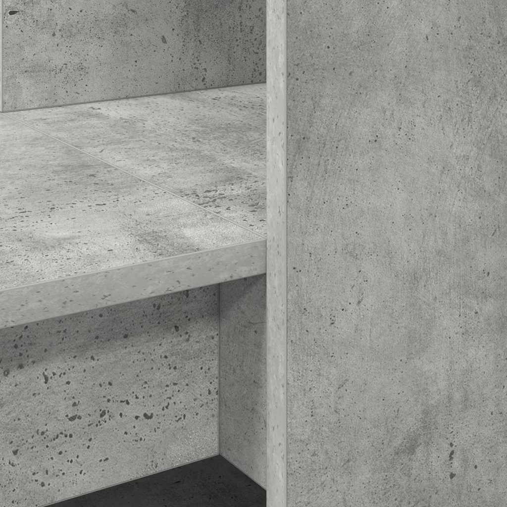 Schreibtisch Beton Grau Holzwerkstoff 122 x 67 x 145 cm