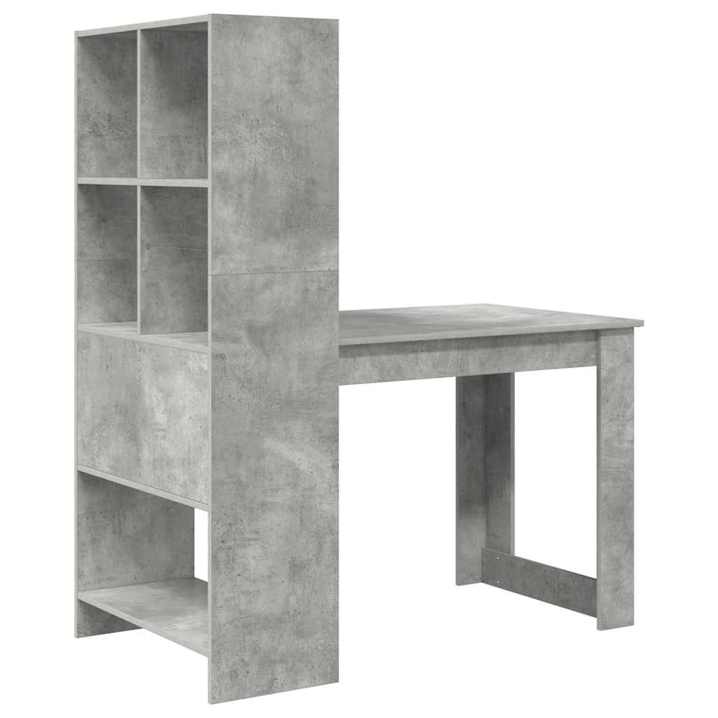Schreibtisch Beton Grau Holzwerkstoff 122 x 67 x 145 cm