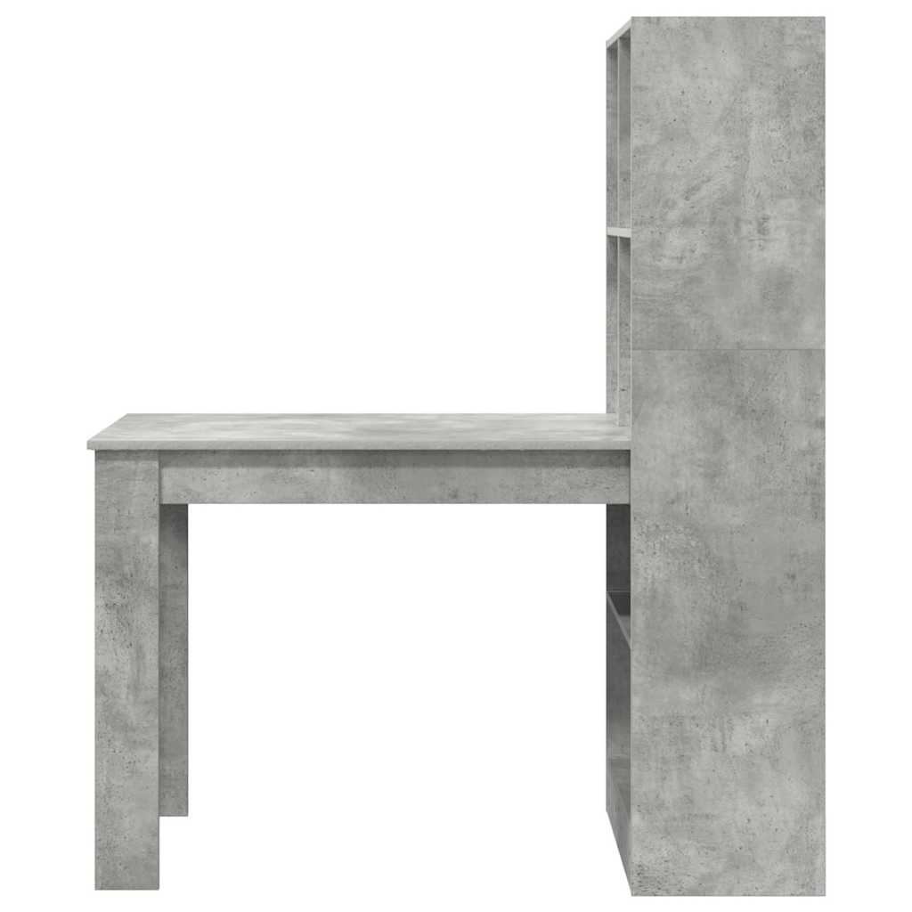 Schreibtisch Beton Grau Holzwerkstoff 122 x 67 x 145 cm