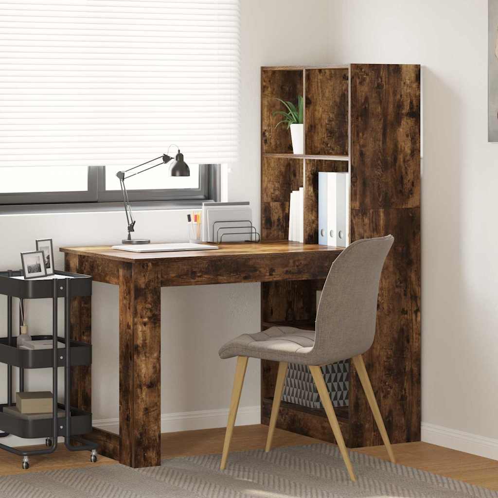 Schreibtisch Geräucherte Eiche Holzwerkstoff 122 x 67 x 145 cm