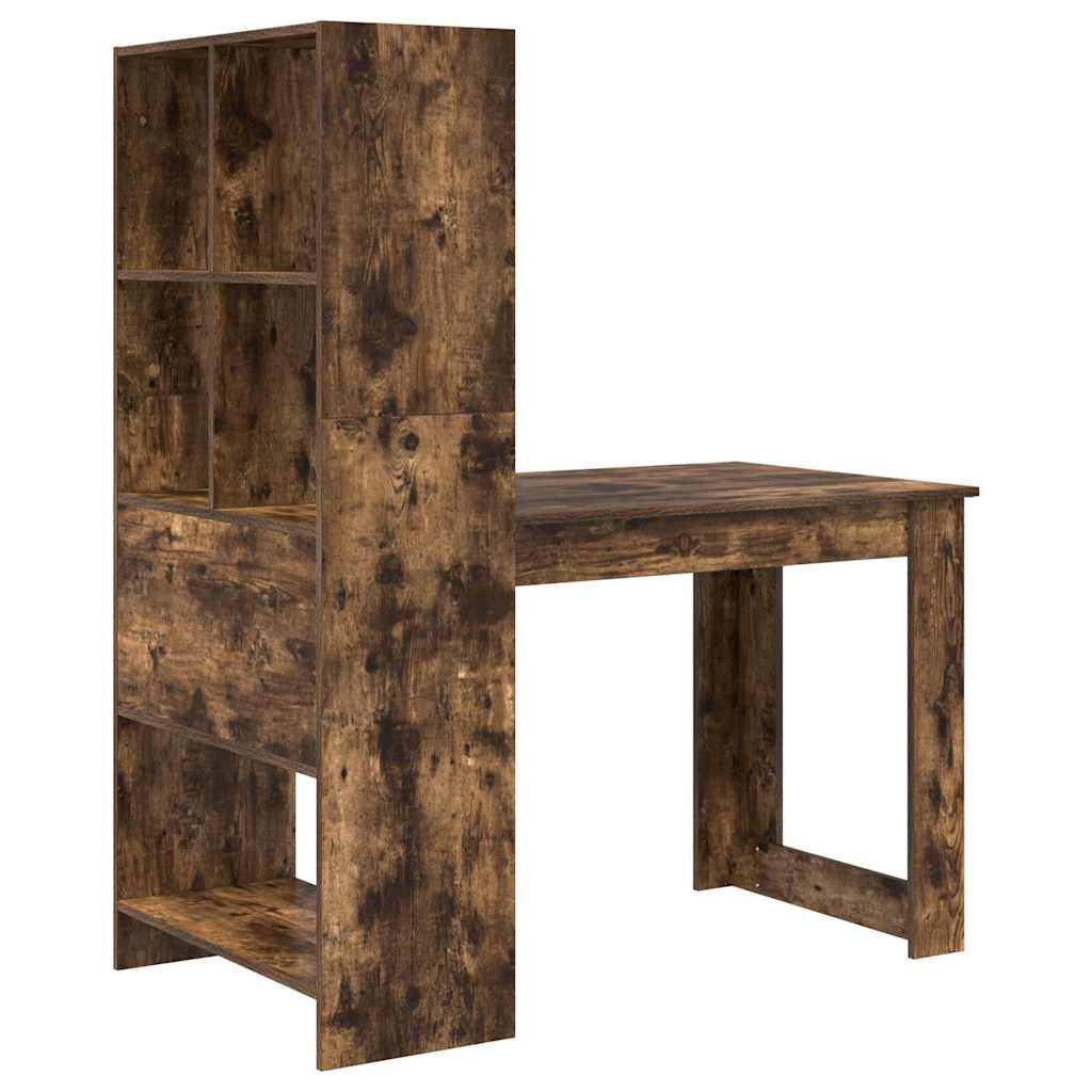 Schreibtisch Geräucherte Eiche Holzwerkstoff 122 x 67 x 145 cm