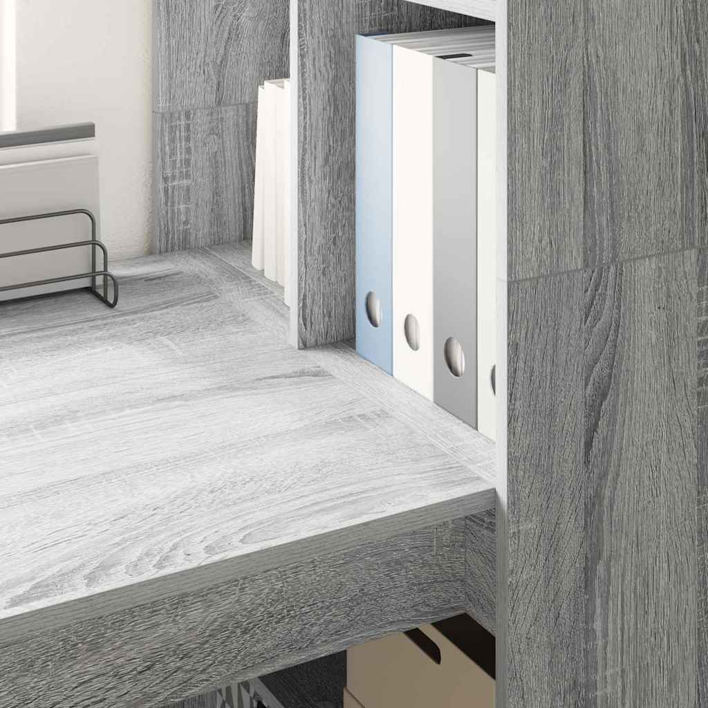 Schreibtisch Graues Sonoma Holzwerkstoff 122 x 67 x 145 cm