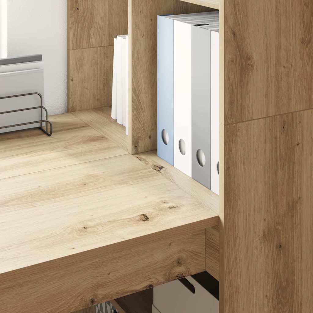 Schreibtisch Artisan-Eiche Holzwerkstoff 122 x 67 x 145 cm