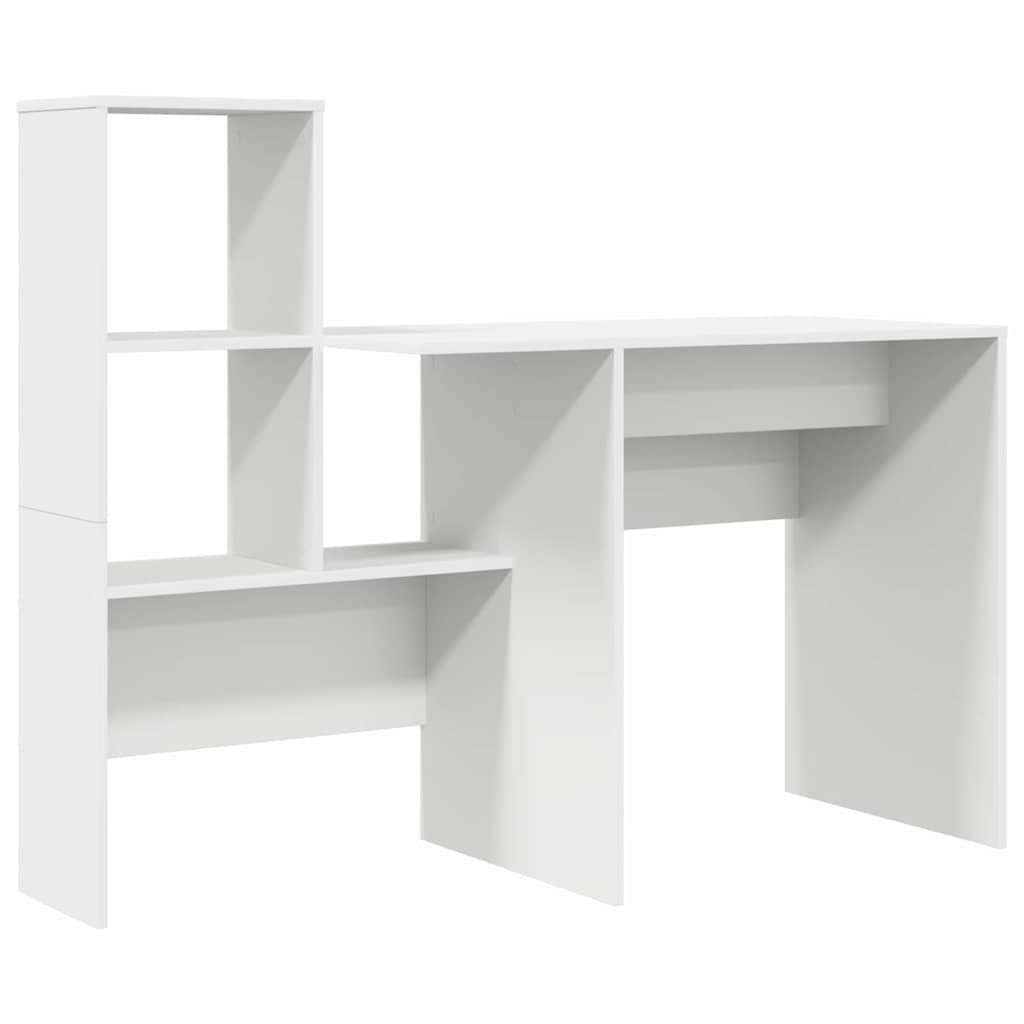 Schreibtisch Weiß Holzwerkstoff 131,5 x 50 x 106,5 cm