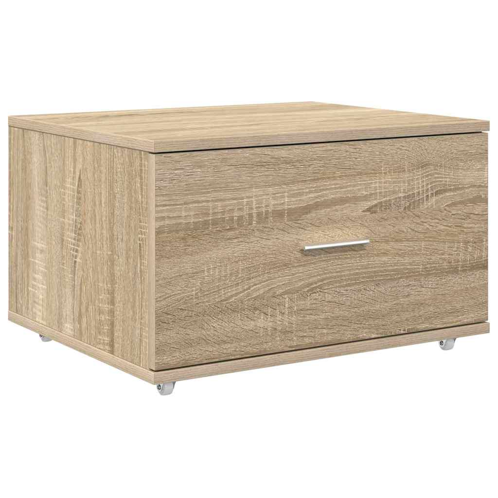 Schreibtisch Sonoma-Eiche Holzwerkstoff 131,5 x 50 x 106,5 cm