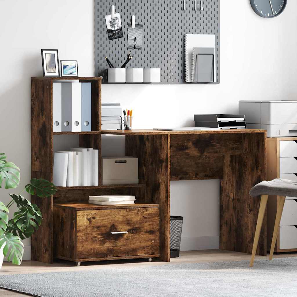 Schreibtisch Geräucherte Eiche Holzwerkstoff