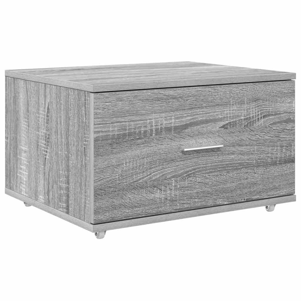 Schreibtisch Graues Sonoma Holzwerkstoff 131,5 x 50 x 106,5 cm