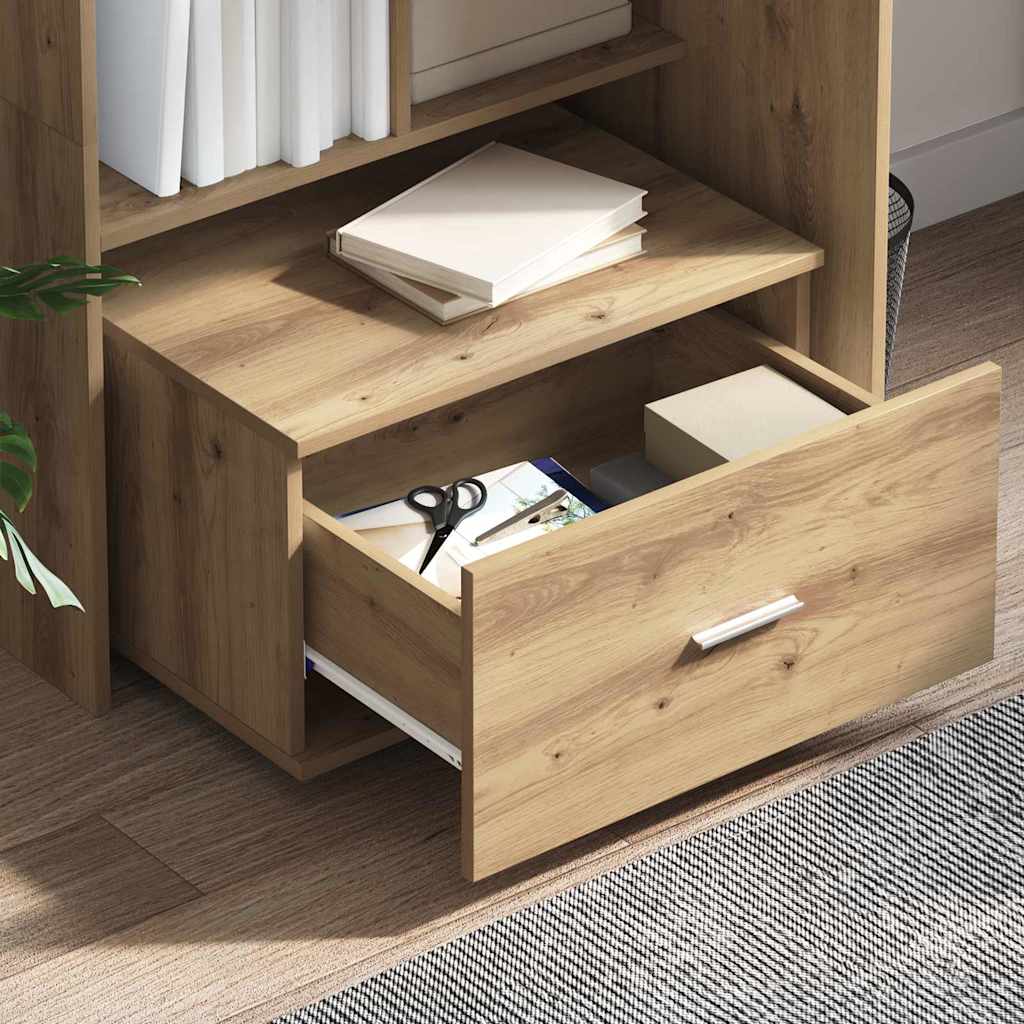 Schreibtisch Artisan-Eiche Holzwerkstoff 131,5 x 50 x 106,5 cm