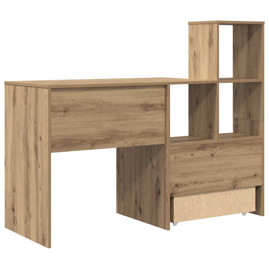 Schreibtisch Artisan-Eiche Holzwerkstoff 131,5 x 50 x 106,5 cm
