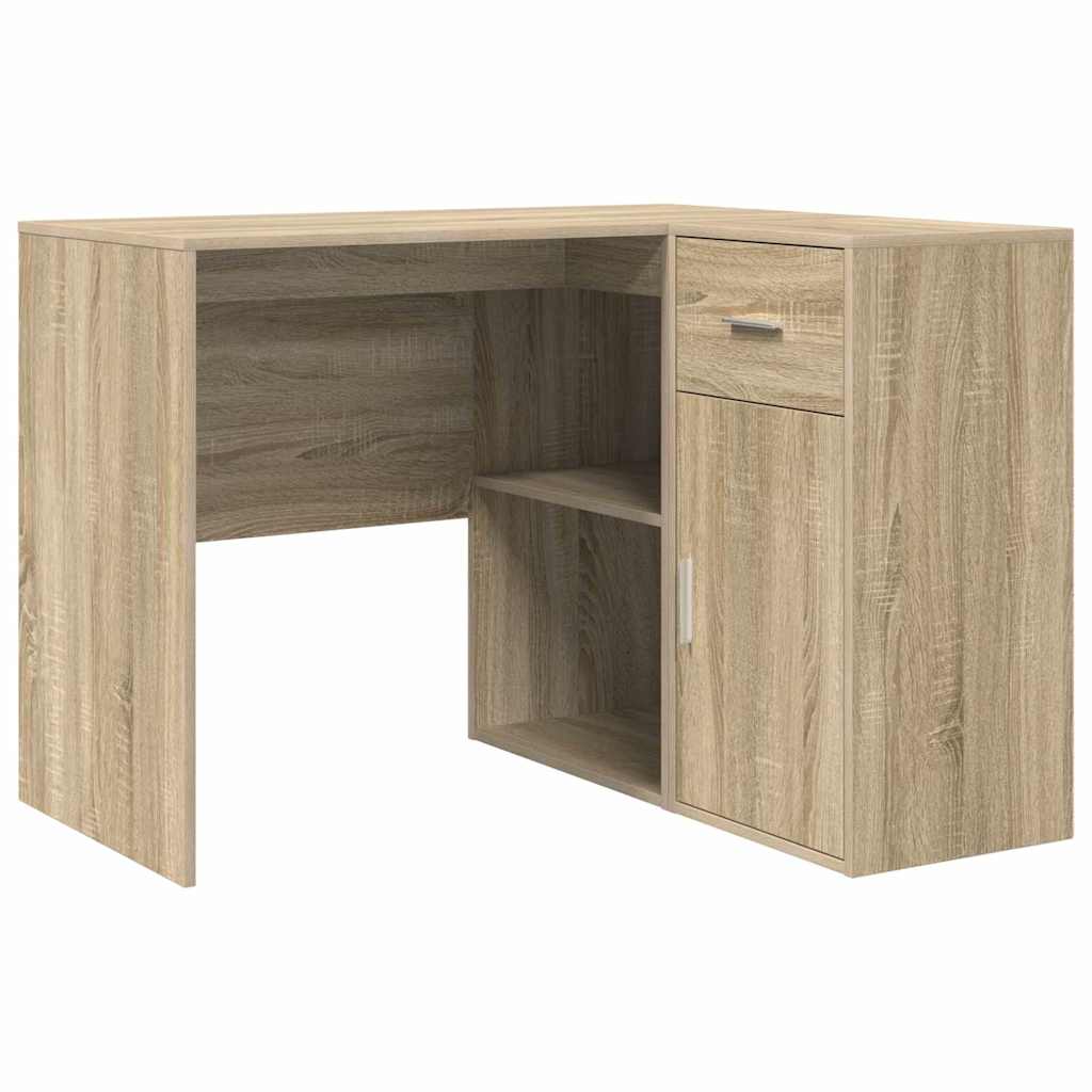 Eck-Schreibtisch mit Schubladen Sonoma-Eiche 102 x 88 x 75 cm