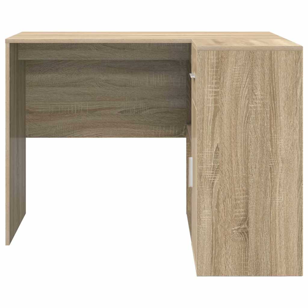 Eck-Schreibtisch mit Schubladen Sonoma-Eiche 102 x 88 x 75 cm