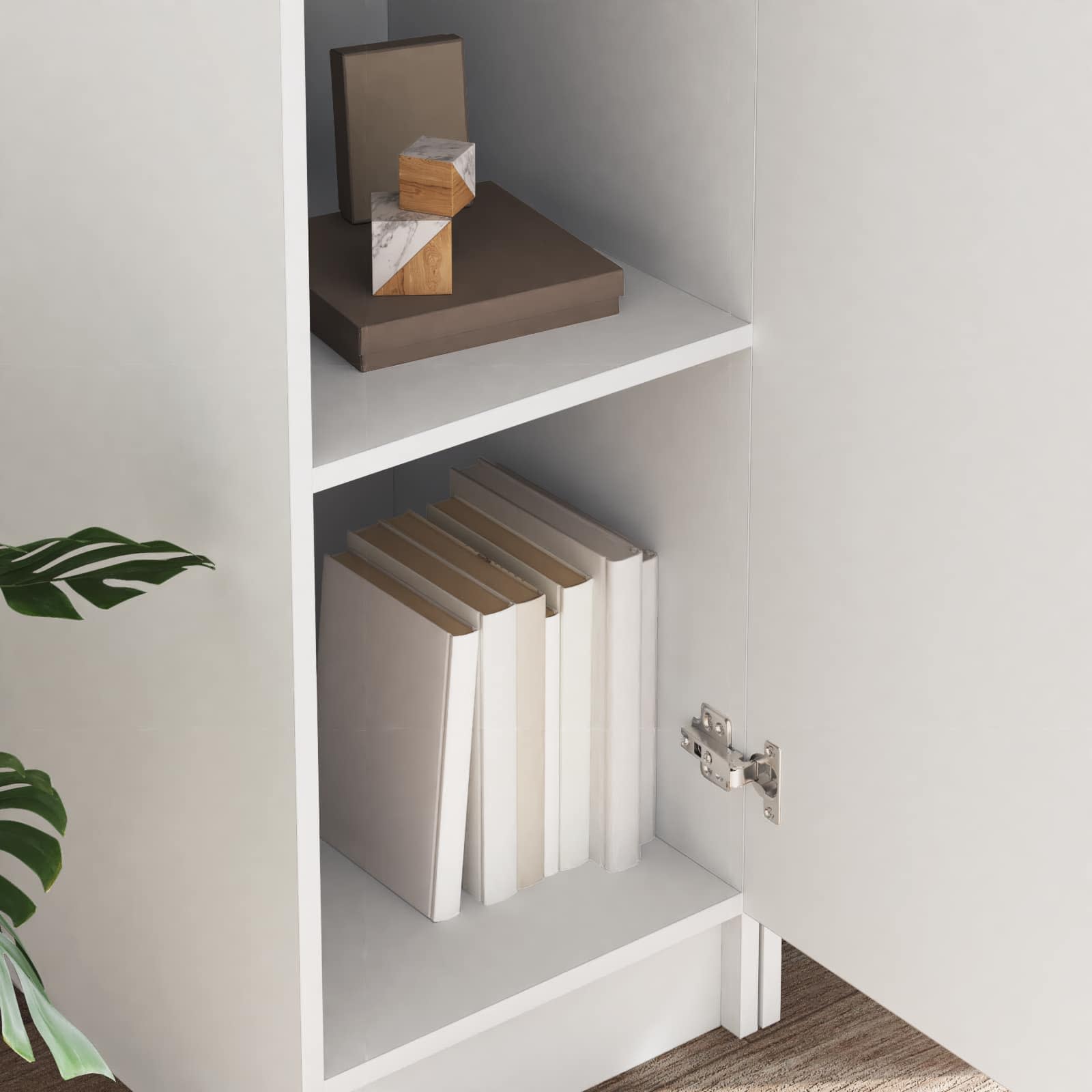 Schreibtisch Weiß 113,5 x 39 x 168 cm 2 stk.