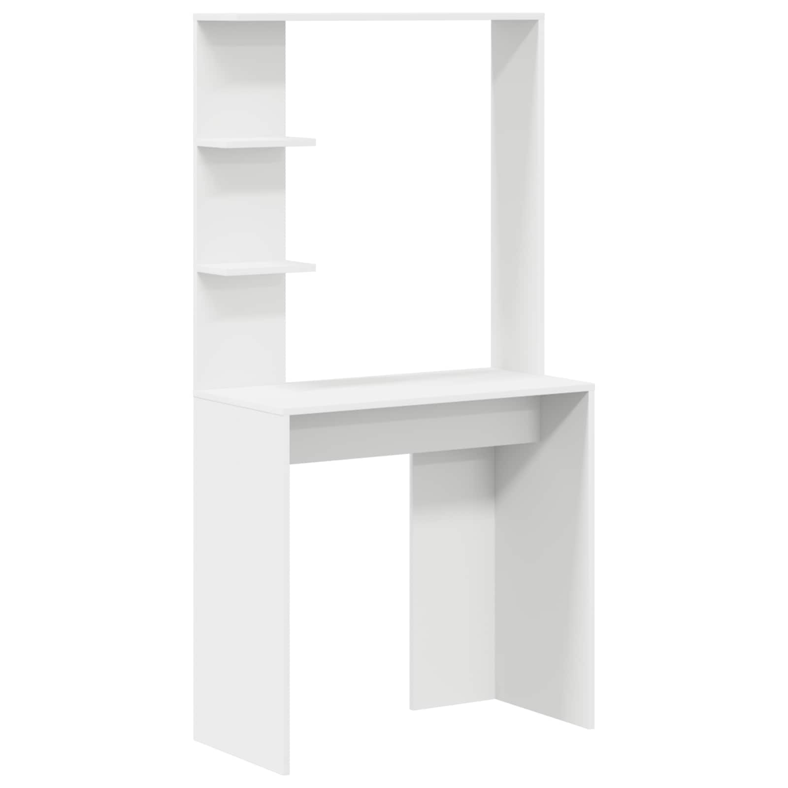 Schreibtisch Weiß 113,5 x 39 x 168 cm 2 stk.