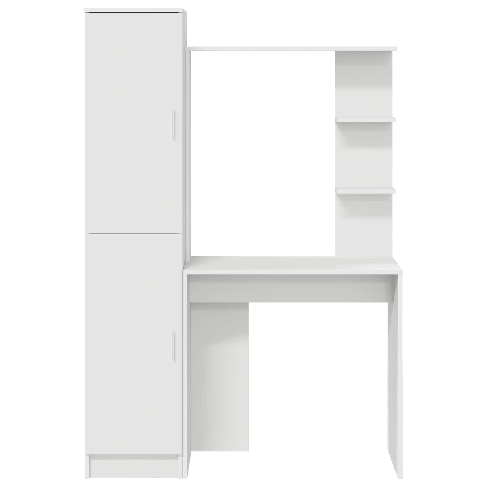 Schreibtisch Weiß 113,5 x 39 x 168 cm 2 stk.