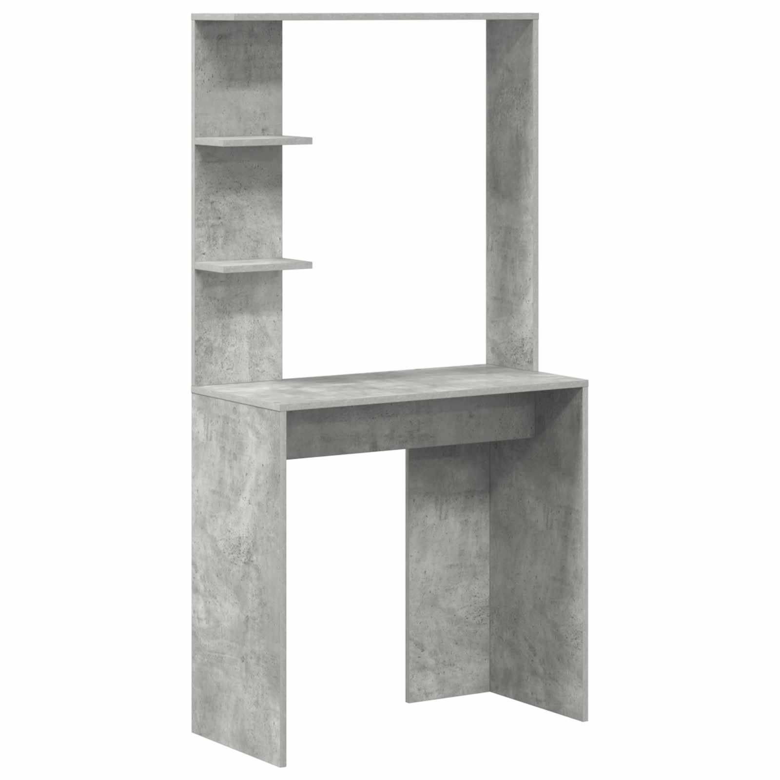 Schreibtisch Beton Grau 113,5 x 39 x 168 cm 2 stk.