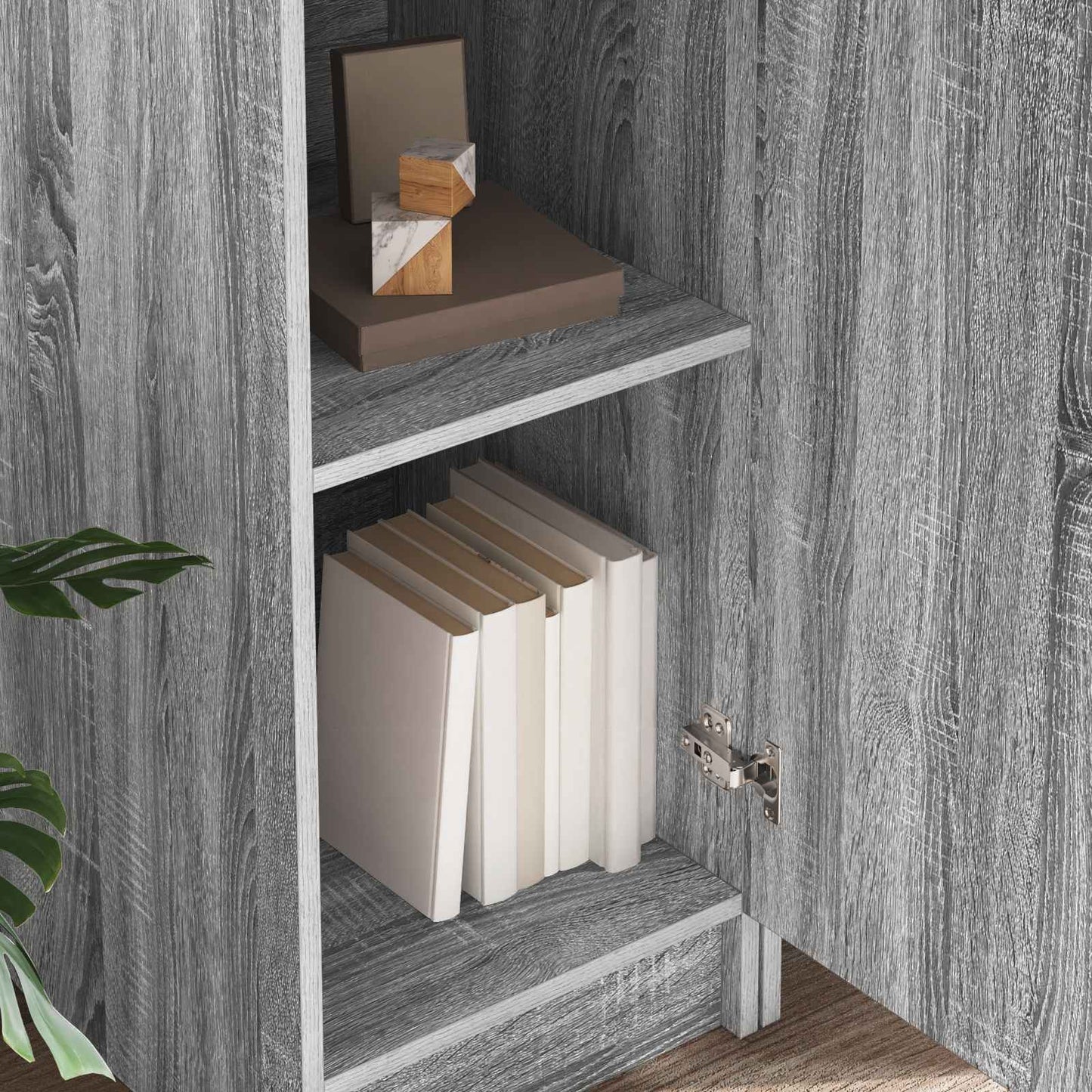 Schreibtisch 2 pcs Graues Sonoma